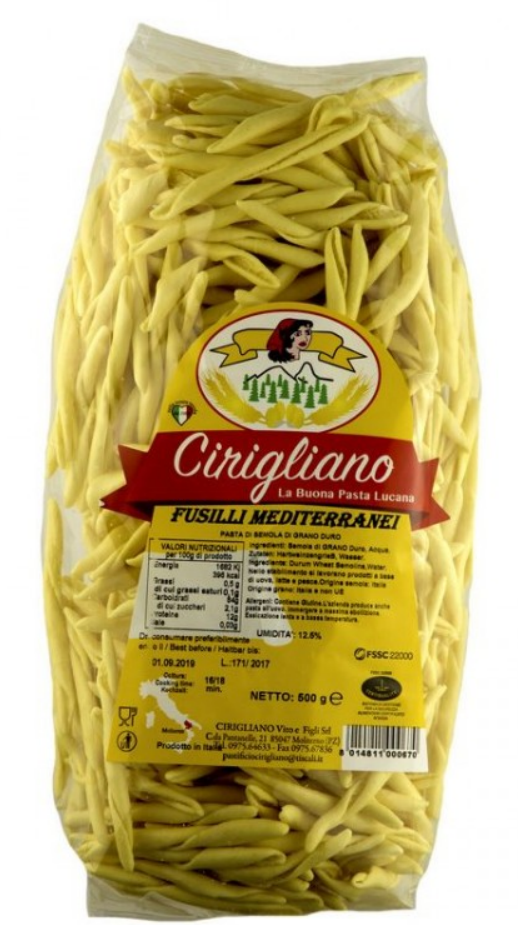 Fusilli Mediterranei Secchi